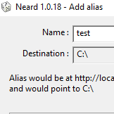 Apache: add alias