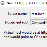 Apache: add virtual host