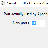 Apache: change port